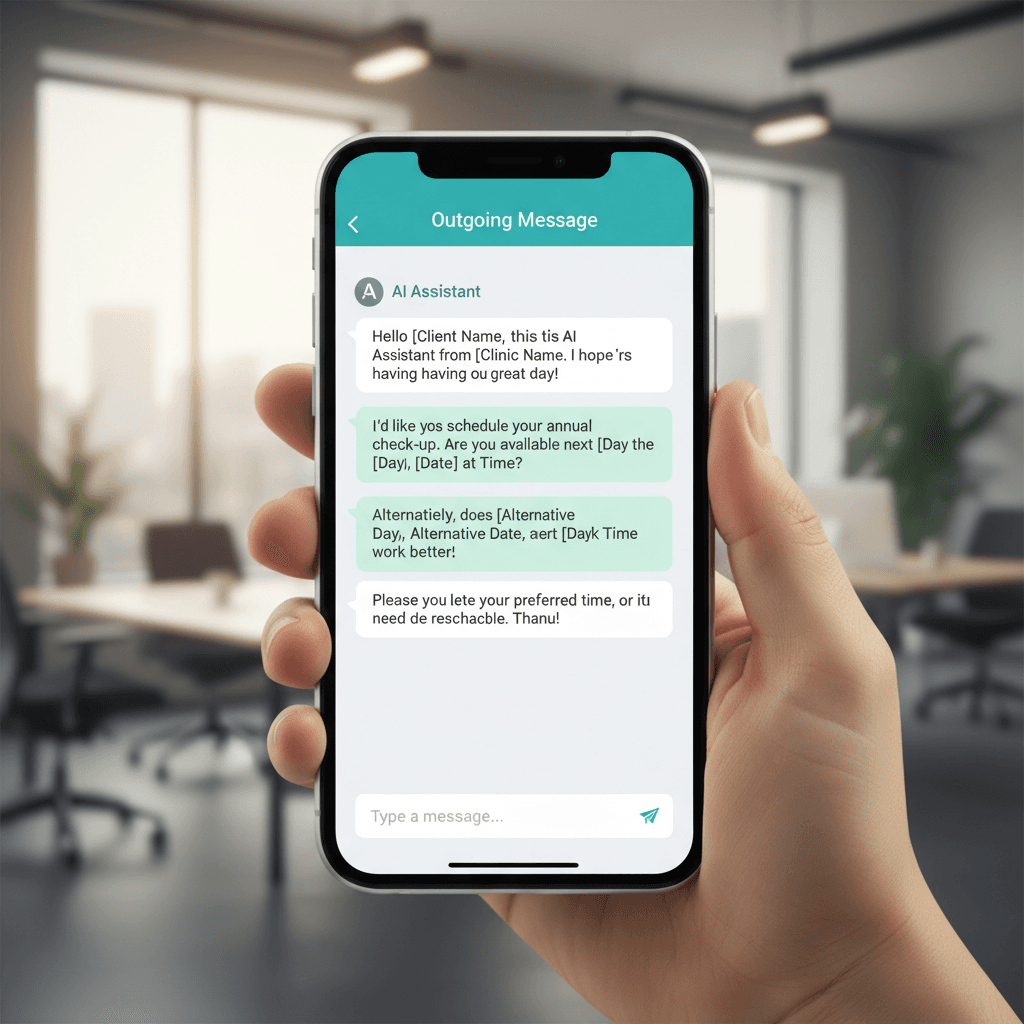 Automated outreach messages being sent to prospects